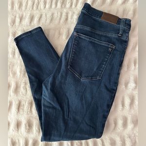 MADEWELL 31P mid rise skinny jeans